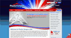 Desktop Screenshot of plastichangersusa.com